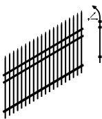 Montage Plus Commercial Invincible 3-Rail Fence Panels 7' & 8' High